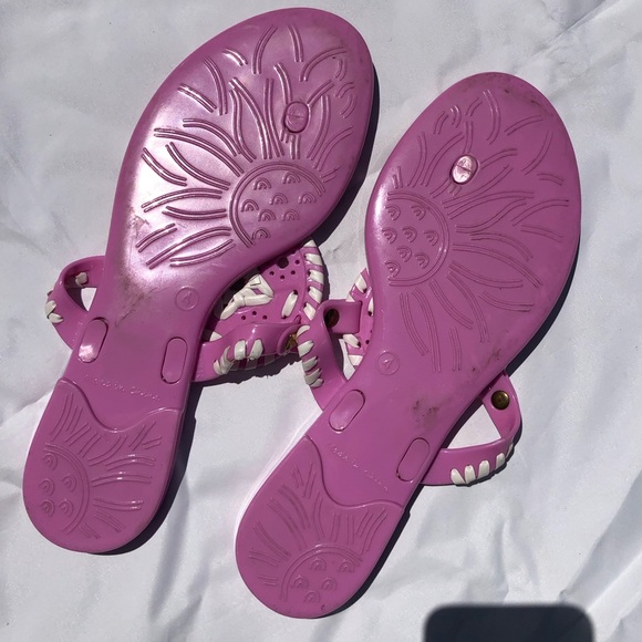 Jack Rogers pink Georgica jelly sandals-Size 4 - Picture 3 of 7